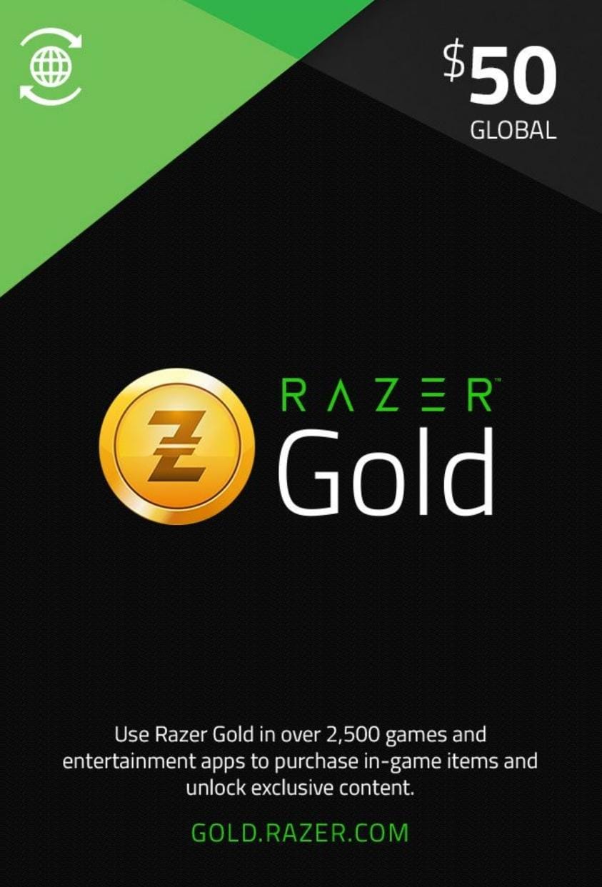 بطاقات هداية Razer امريكي 50$