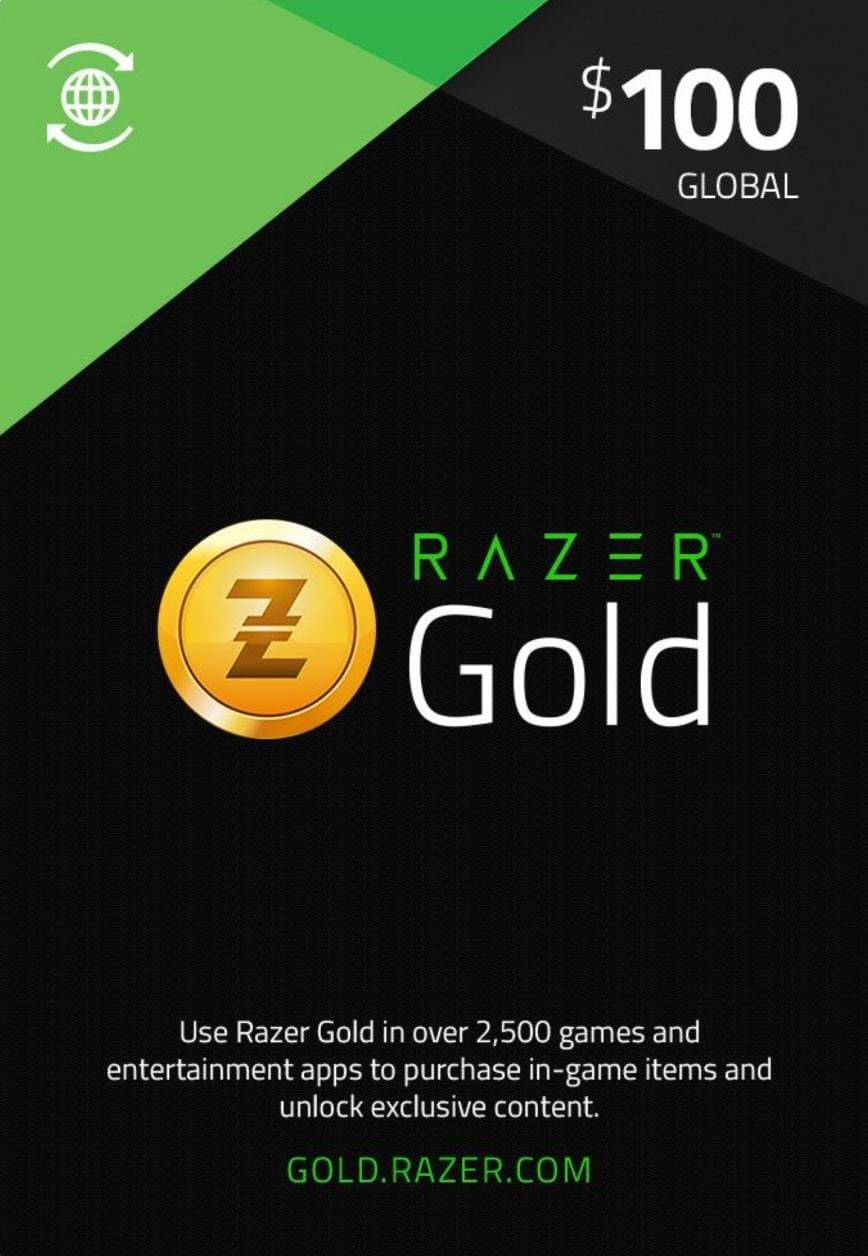 بطاقات هداية Razer امريكي 100$